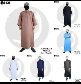 Jual jubah gamis  rosal baru M L 2XL edisi cuci gudang mau tutup toko