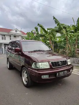 Toyota Kijang Lgx 2.0 Manual th 2002 merah maron nopol ganjil jakarta