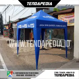 Tenda promosi branding 2x2 / tenda lipat