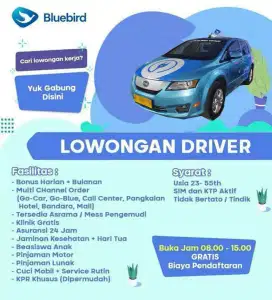 Driver Taksi Blue Bird