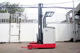 Forklift Elektrik Nichiyu 1.5 Ton Reach Truck Siap Pakai