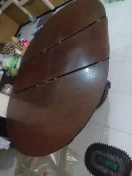 Dijual meja makan antik dari kayu jati ratusan tahun