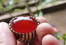 Cincin Red Baron (Red Carnelian)