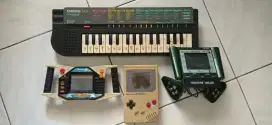 Mainan Game piano casio game watch game boy Kondisi perlu diservis