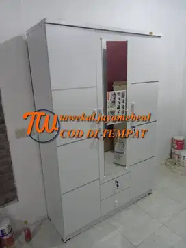 lemari pakaian minimalis model pintu 3 dan 2 lemari pakaian full kaca