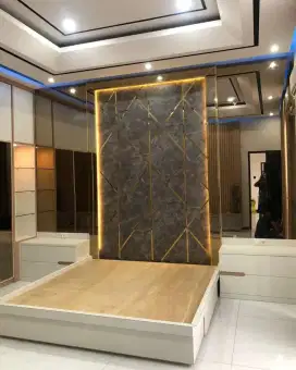 KAMAR SET, BACKDROP LEMARI MEJA RIAS