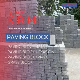 paving block, paving blok, conblock, konblok, grass block, dll