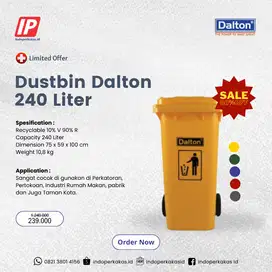 Tempat Sampah Dalton Tempat Sampah Plastik HDPE 240 Liter