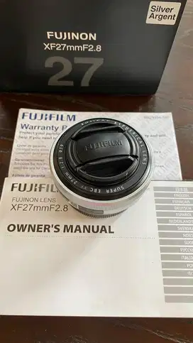 FUJIFILM Fujinon XF27mm F2.8 Pancake Lensa