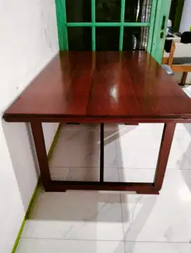 Meja Makan Kayu Jati Jepara Legend