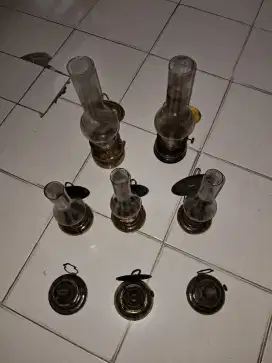 lampu teplok jadul lampu tempel kaca