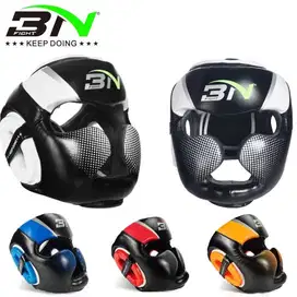 Headguard Boxing BN Pelindung Kepala Tinju Muay Thai Kick Boxing Gear