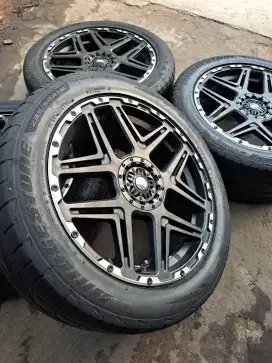 Velg dan ban r18 hsr cocok buat innova harrier hrv crv alphard dll