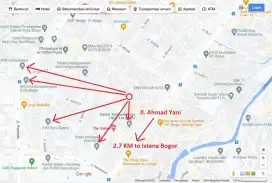 Dijual Rumah Strategis Dekat Istana Bogor