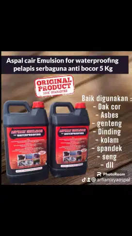 Asphalt emulsion pelapis anti bocor