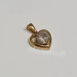 Liontin Love Gold Diamond 1,4cm x 1,4cm Titanium Stainless LLGD03