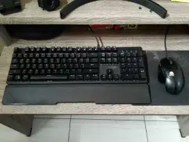 Sepaket Keyboard Mecha Rexus Legionare MX3.2 RGB + Mouse DA LunaX ARGB