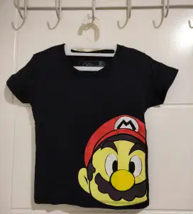 Kaos Mario bros anak cowok