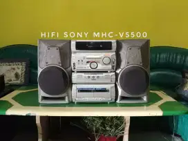 Hifi SONY MHC-V5500 Mulus Terawat Tape Normal