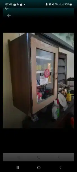 Kotak kayu serbaguna untuk obat2an, bumbu dapur lokasi sby utr