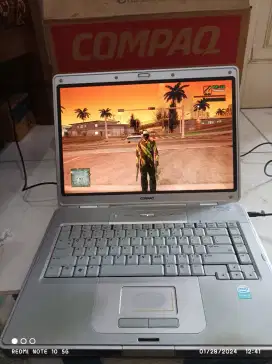 HP Compaq Presario C500 Intel M520 laptop murah dibawah 1jt ngetik ok