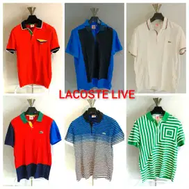 LACOSTE LIVE T-SHIRT 1000% AUTHENTIC LIKE NEW NEGO SAJA GAN.