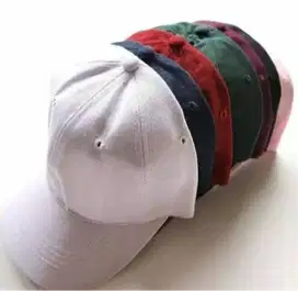 Topi Polos Berbagai Warna