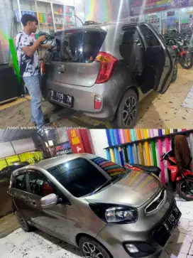 Pemasangan kaca film mobil panggilan