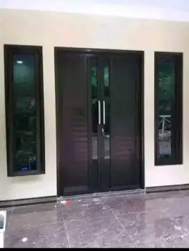 Pintu panel dabel alumunium