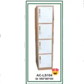 Loker besi 4 pintu