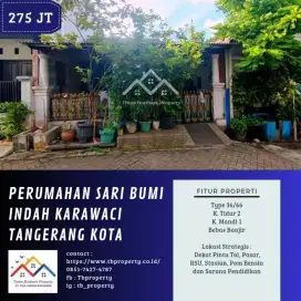 PROPERTY (CESSIE) - PERUMAHAN SARI BUMI INDAH KARAWACI KOTA TANGERANG