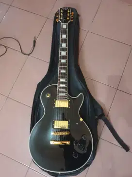 Gitar listrik SQOE LP 300 Black Beauty