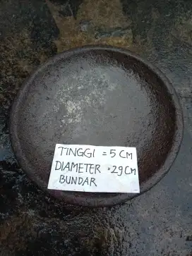 Ulek Batu Diameter 29 Cm & Tinggi 5 Cm
