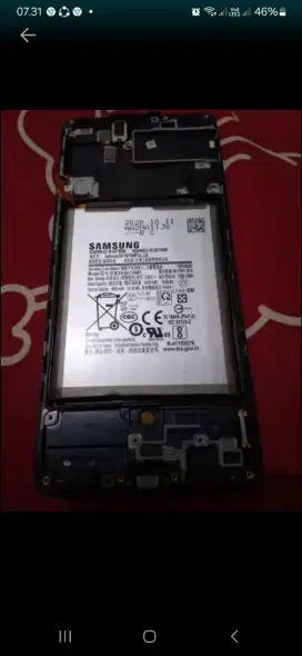 Lcd Samsung a71 jual apa adanya sudah termasuk batre