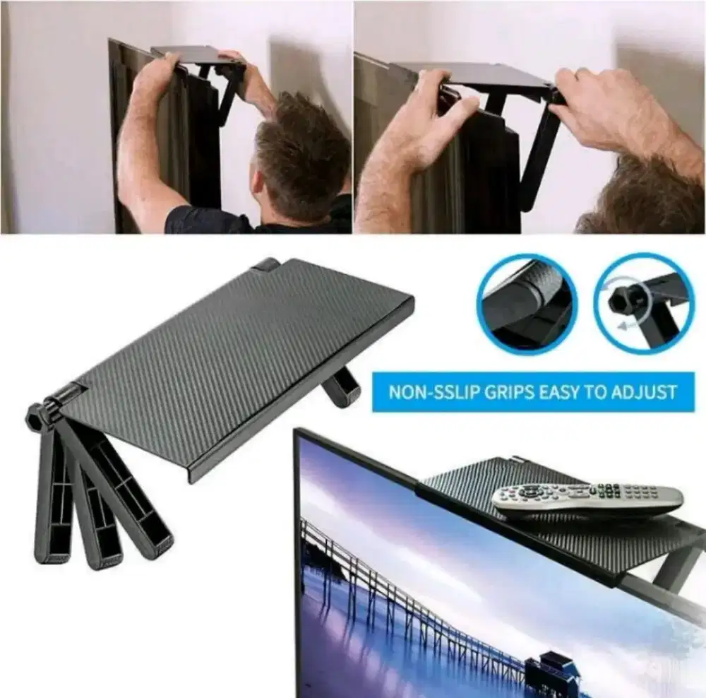 SCREEN TOP SHELF STAND TV RACK TATAKAN ATAS TV best seller