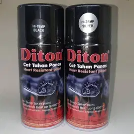 Cat Pilox Diton Tahan Panas Hi Temp Black Hitam 300ml Knalpot Motor