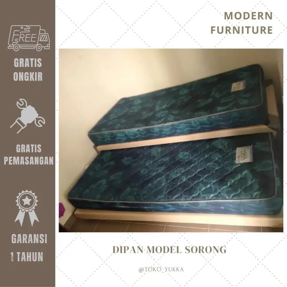 Dipan Divan Ranjang Model Sorong minimalis