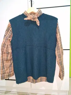 Kemeja + Vest wanita bkk