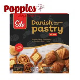 EDO - Danish Pastry Sheet - 750gr - Cromboloni & Pain au Chocolate