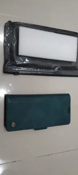 CaseMe Samsung Galaxy Z FOLD 5 Wallet Casing Warna Biru Tosca