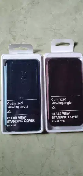 Bissmillaah...Jual Casing Clear view standing cover