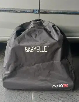 Stoler Babyelle Avio RS hitam masih baru dalam tas