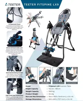 Hang up inversion table