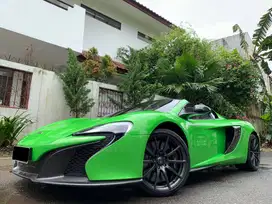 McLAREN 650S SPIDER 2015 MANTIS GREEN ON BLACK