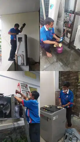 Service Ac,Kulkas, Mesin cuci, Dispenser,Bergaransi, Instalasi listrik