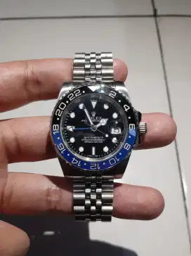 Jam tangan automatic rolex gmt master ii jubilee batman