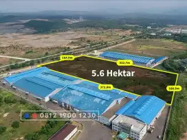 Kavling 5.6Ha di kawasan industri Artha hill Karawang barat