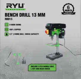 MESIN BOR DUDUK 13 MM BENCH DRILL 13MM MOLLAR BENZ HL RYU WESTLAKE