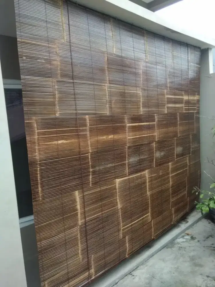 Krey/ Tirai bambu dan kayu