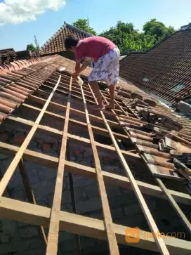 Sedia atap bocor paNGilan renoVasi ruMah pengecatan pelafon PVC dll